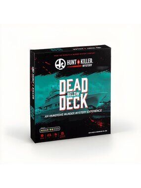 Hunt A Killer: Dead Below Deck Murder Mystery 1+ Players Game Night Party Gift
